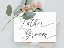 To The Father Of The Groom Card PRINTABLE