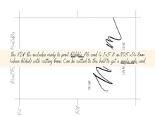 To My Mom On My Wedding Day Card, To My Mum PRINTABLE - 2 Cards