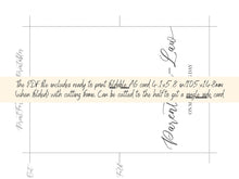 To My Parents In Law On My Wedding Day Card PRINTABLE