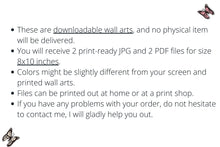 Halloween Wall Art  Decor Print PRINTABLE