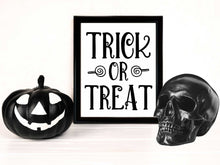 Trick Or Treat Sign Halloween Print Wall Art Decor Poster PRINTABLE