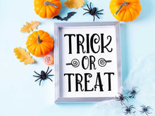 Trick Or Treat Sign Halloween Print Wall Art Decor Poster PRINTABLE