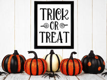 Trick Or Treat Sign Halloween Print Wall Art Decor Poster PRINTABLE