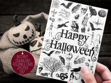 PRINTABLE Halloween Card Happy Halloween