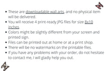 Crow Print Raven Print Wall Art Decor Sign Poster PRINTABLE Halloween