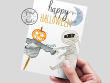 PRINTABLE Happy Halloween Cards Set