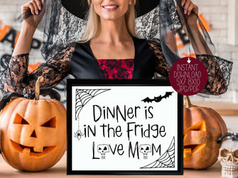 Halloween Print Sign PRINTABLE