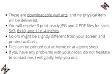 Happy Halloween Print Wall Art Decor Witch Sign PRINTABLE