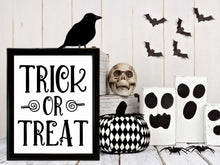 Trick Or Treat Sign Halloween Print Wall Art Decor Poster PRINTABLE