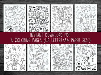 Halloween Coloring Pages PRINTABLE