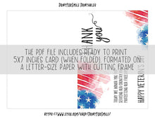 Veterans Day Card PRINTABLE