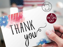 Veterans Day Thank You Card PRINTABLE