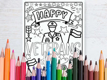 Veterans Day Coloring Page PRINTABLE