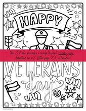 Veterans Day Coloring Page PRINTABLE