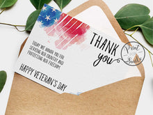 Veterans Day Card PRINTABLE