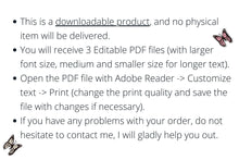 Kids Christmas Placemats Personalized PRINTABLE Coloring PDF