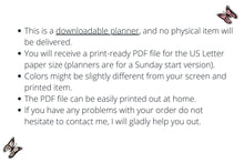 Life Planner PRINTABLE 2022 Bundle Lifestyle