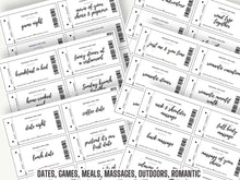 PRINTABLE Love Coupons Gift For Him Her