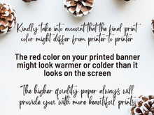 Christmas Banner Printable