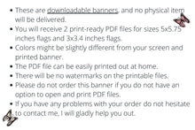 Christmas Banner Printable