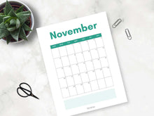 PRINTABLE Calendar Monthly Calendar 2022