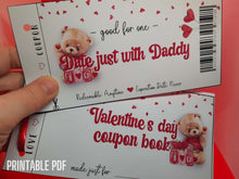 Valentines Day Coupon For Kids PRINTABLE