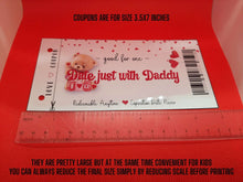 Valentines Day Coupon For Kids PRINTABLE