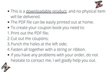 PRINTABLE Valentines Day Coupon For Kids