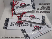 Naughty Sex Coupons Printable Gift Him