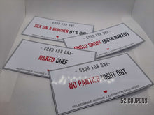 Sex Coupons Gift For Him Printable