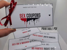 Printable Sex Coupons