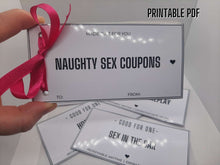 Sex Coupons Naughty Printable