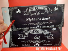 Love Coupons Personalizable Gift For Him Her PRINTABLE