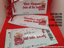 Valentines Day Coupon For Kids PRINTABLE