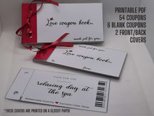 Love Coupons For Her Printable Gift