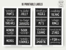 Graduation Candy Bar Labels Sign Buffet PRINTABLE