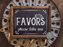 Graduation Favors Sign Chalkboard PRINTABLE 