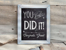 You Did It Congrats Grad Sign PRINTABLE Graduation