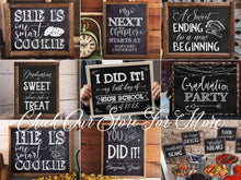 graduation party decorations chalkboard printable