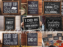 more graduation chalkboard signs