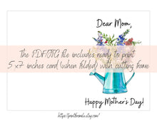 happy mothers day card printable