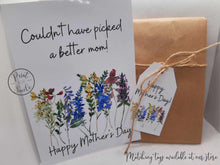 floral mothers day card printable