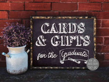 Cards And Gifts Sign PRINTABLE Graduation Chalkboard