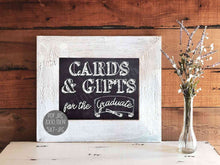 Cards And Gifts Sign PRINTABLE Graduation Chalkboard