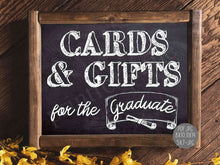 Cards And Gifts Sign PRINTABLE Graduation Chalkboard