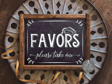 Graduation Favors Sign PRINTABLE Chalkboard