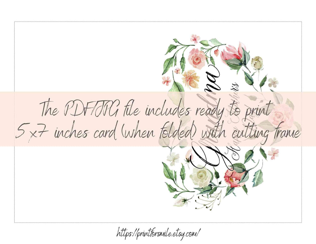 Printable Grandma Mothers Day Card