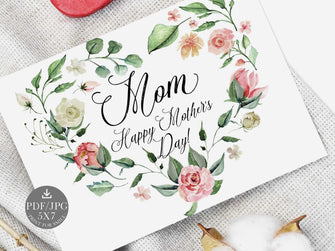 happy mothers day card printable