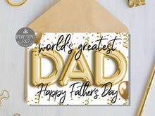 greatest dad card