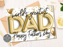 printable fathers day card